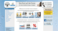 Desktop Screenshot of getraenke-streng.de